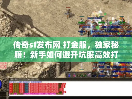 传奇sf发布网 打金服，独家秘籍！新手如何避开坑服高效打金？