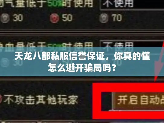 天龙八部私服信誉保证，你真的懂怎么避开骗局吗？