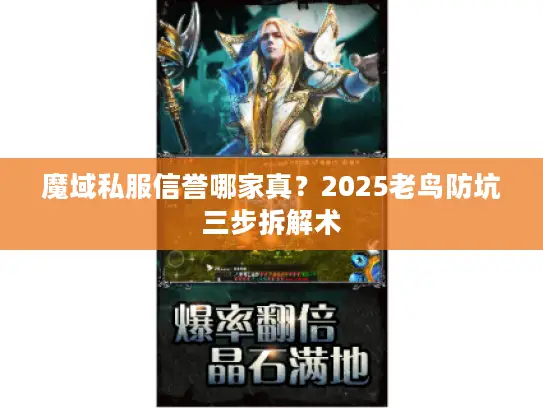 魔域私服信誉哪家真？2025老鸟防坑三步拆解术