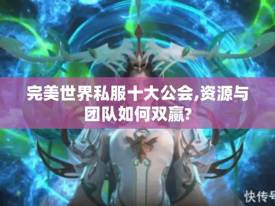 完美世界私服十大公会,资源与团队如何双赢?